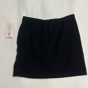 Sweet Hearts Black Mini Skirt